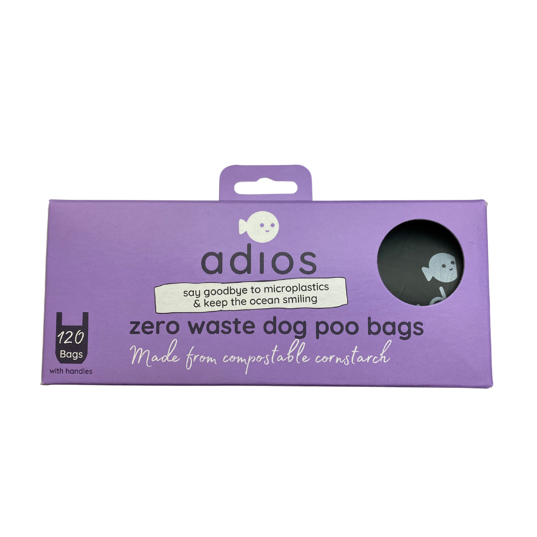 Compostable Dog Poo Bags With Handle - Jumbo Roll - 120 bags