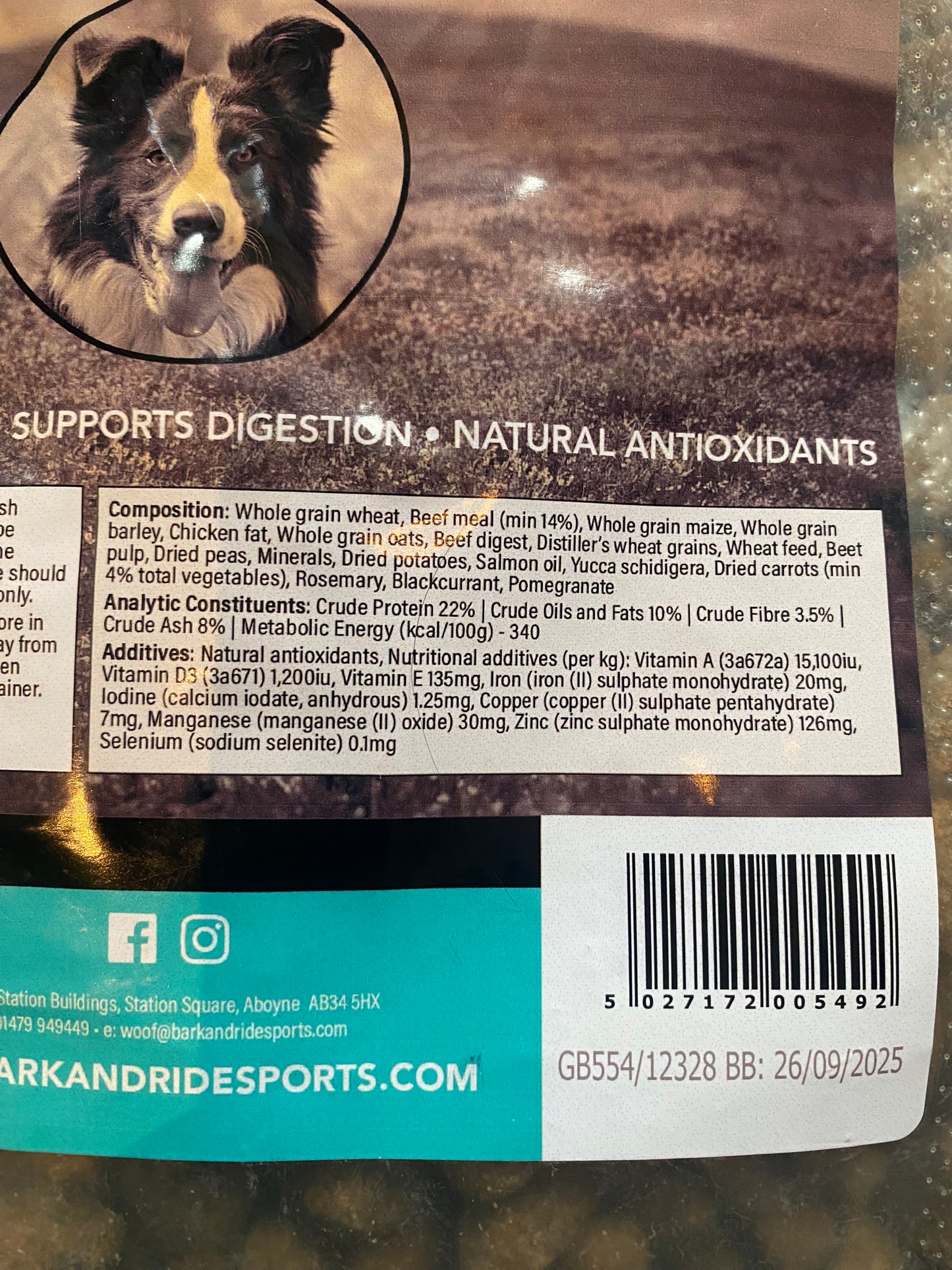 Active+ Working Dog Beef with Yucca