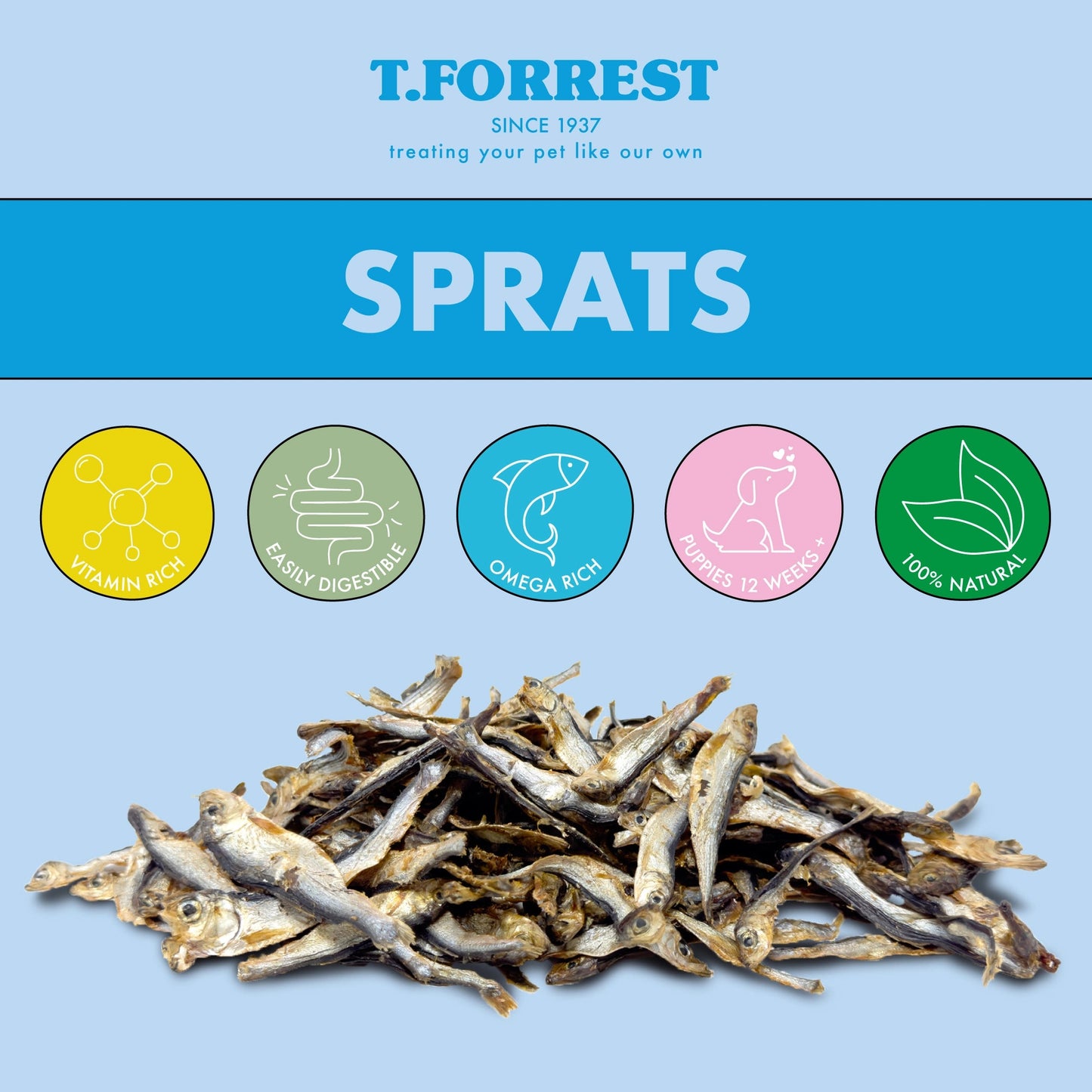 T.Forrest Sprats 300g Resealable Bag