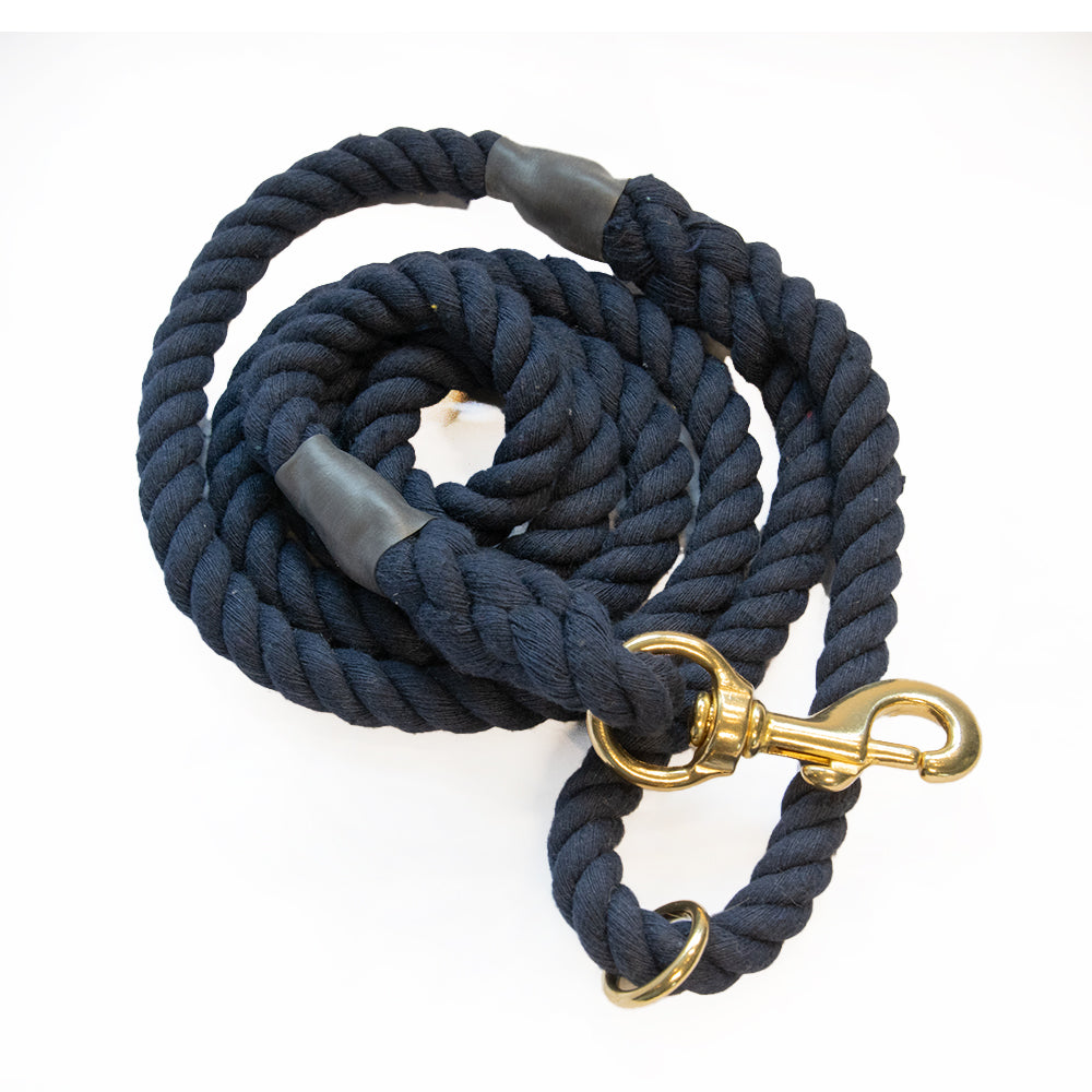 Cotton Rope Snap Hook Dog Lead 12mm