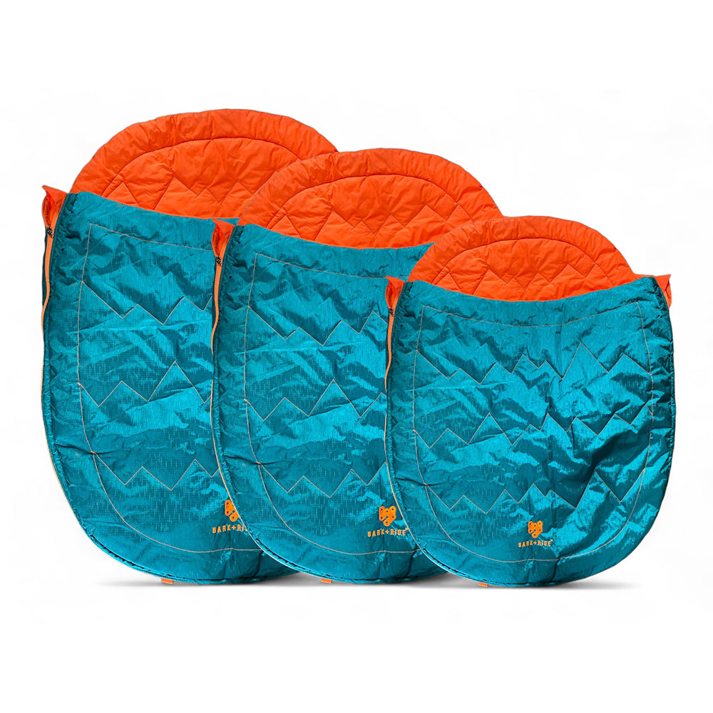Harris Dog Sleeping Bag, Size comparison