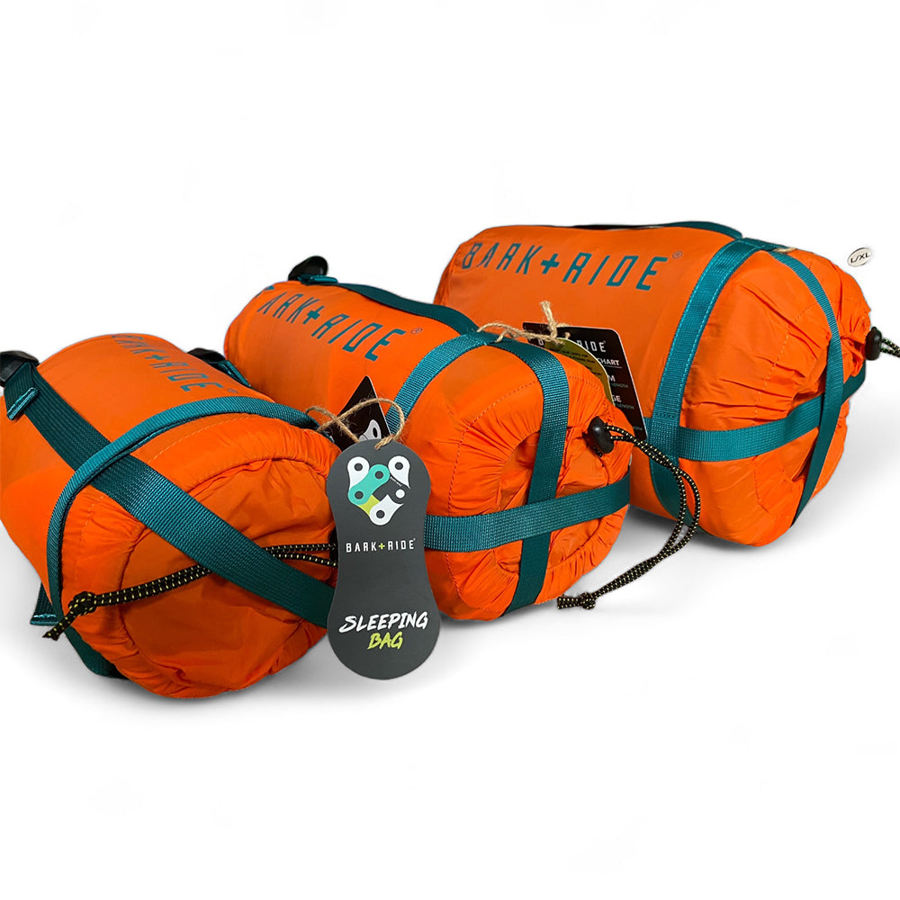 Harris Dog Sleeping Bag, sizes packed away