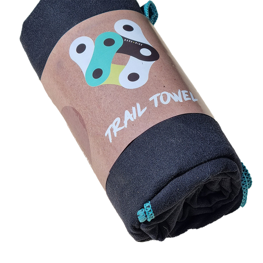 trail towel - black