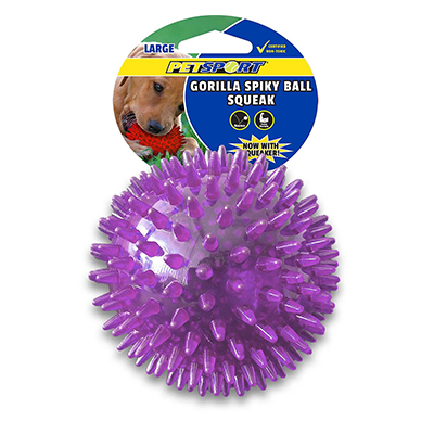 Gorilla Spiky Ball Squeak