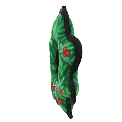 Tuffy Holiday Medium Gear Ring Wreath, Durable Dog Toy
