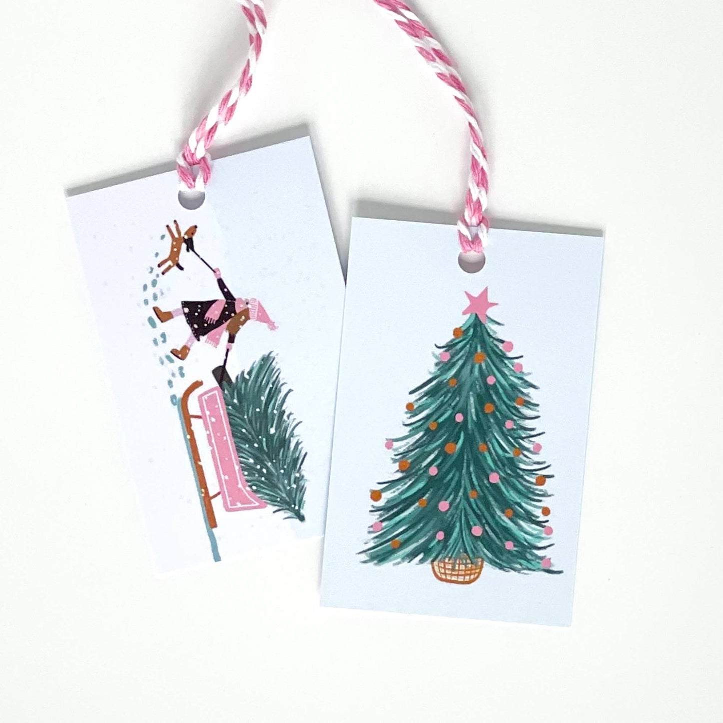 Winter Scene Gift Tags x 4