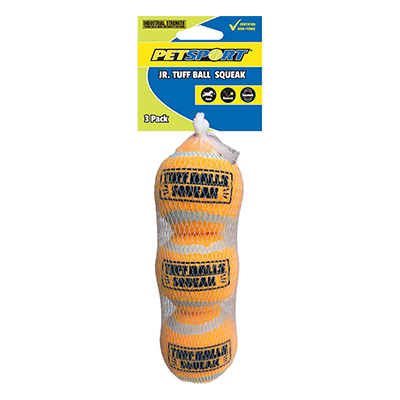 Junior Tuff Ball Squeak 1.8" - 3 Pack