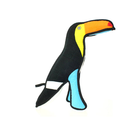 Tuffy Zoo Toucan, Tough, Durable Dog Toy