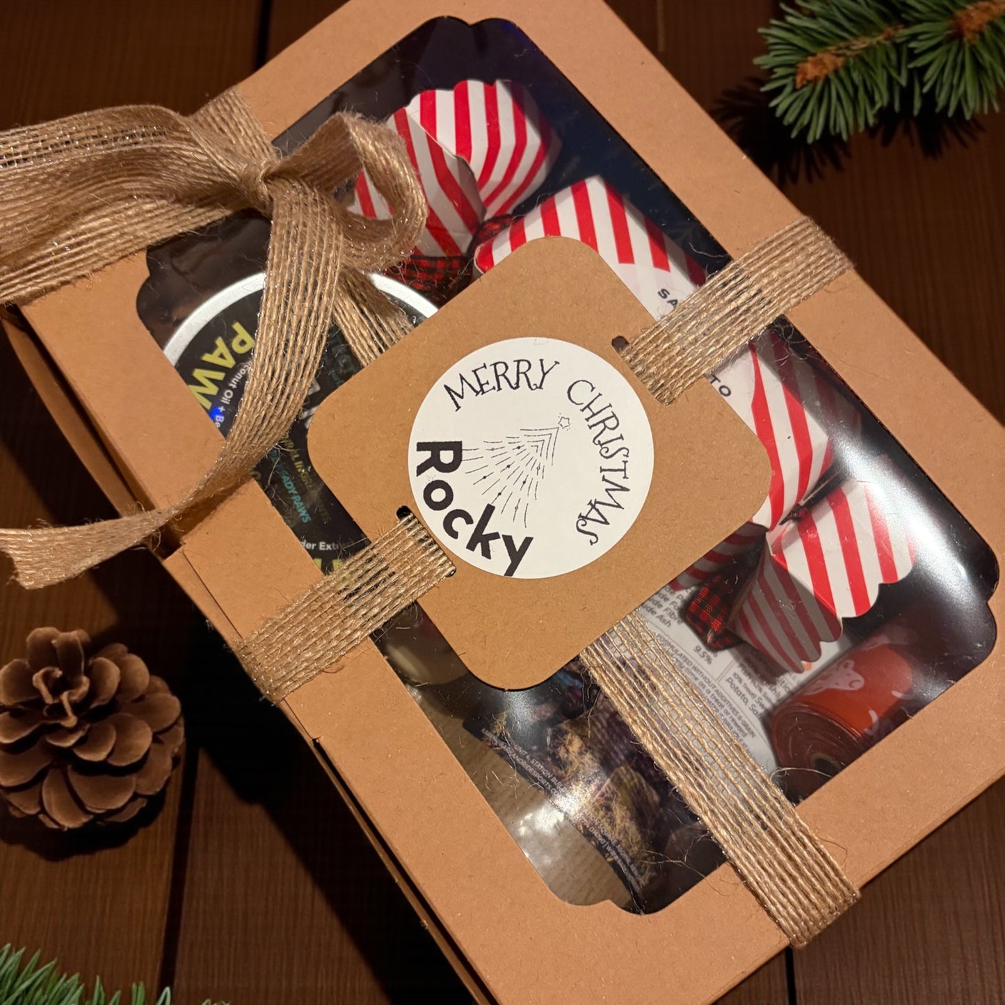 Bark + Ride Personalised Christmas Dog Selection Box