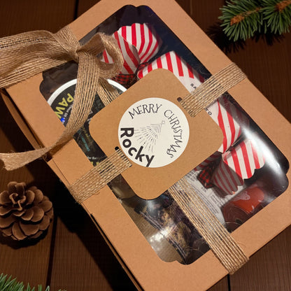 Bark + Ride Personalised Christmas Dog Selection Box