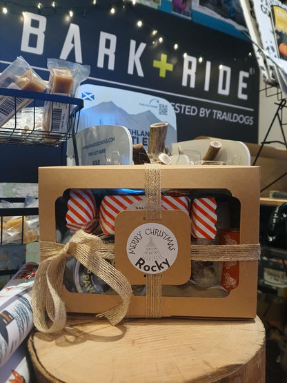 Bark + Ride Personalised Christmas Dog Selection Box