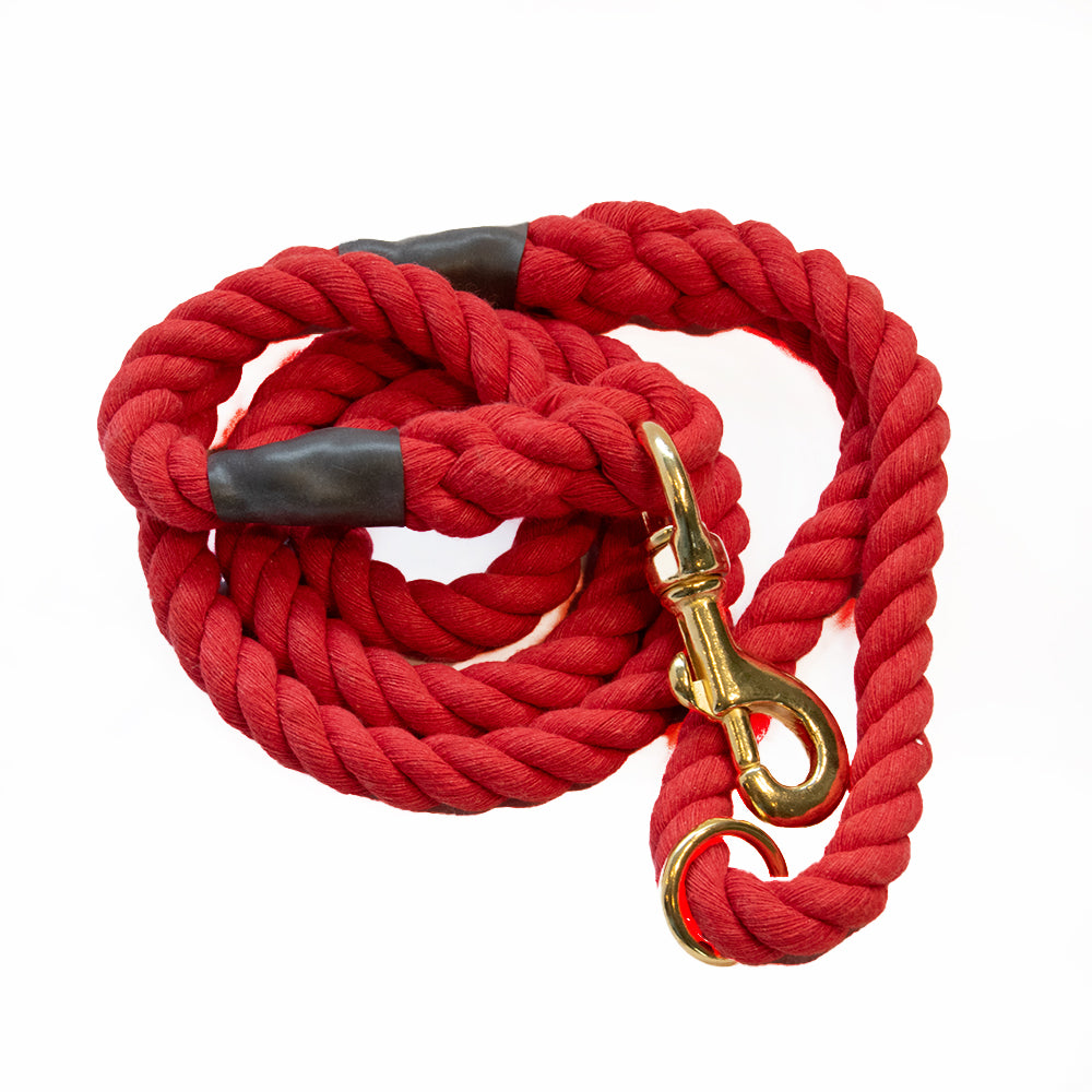 Cotton Rope Snap Hook Dog Lead 12mm