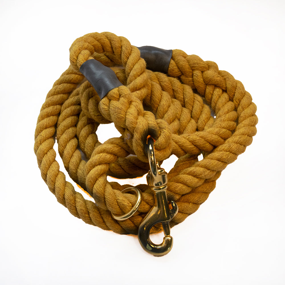 Cotton Rope Snap Hook Dog Lead 12mm